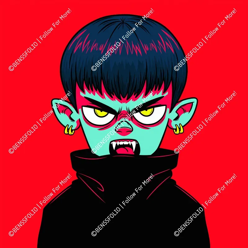 Cartoon Avatar NFT Illustrations