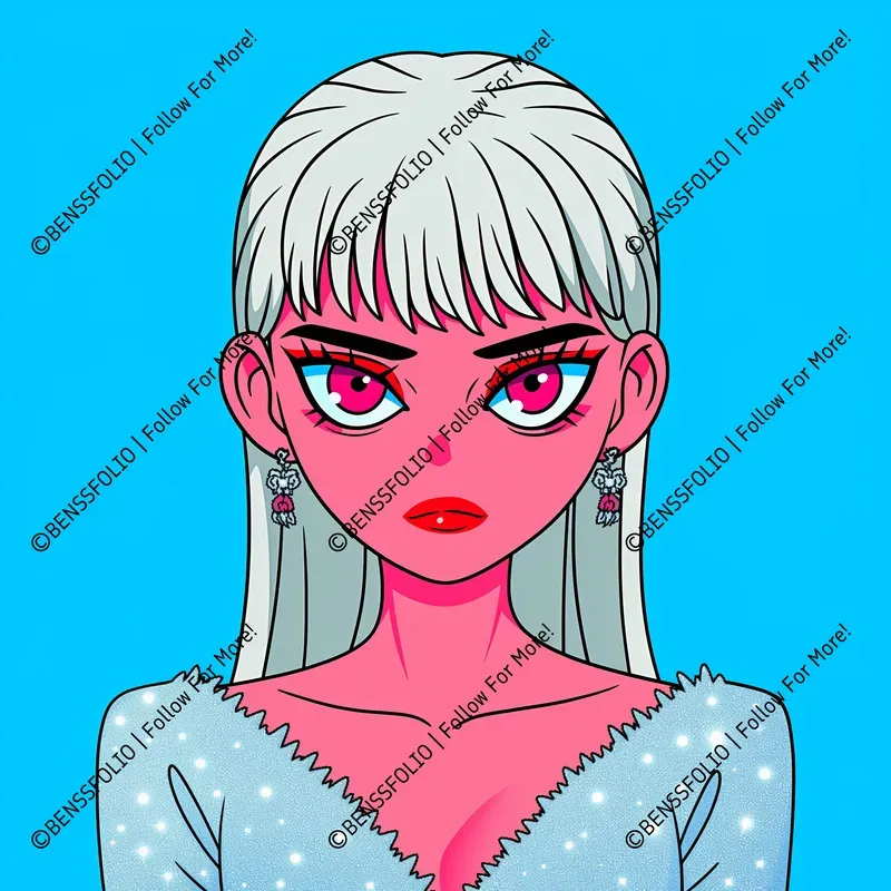 Cartoon Avatar NFT Illustrations