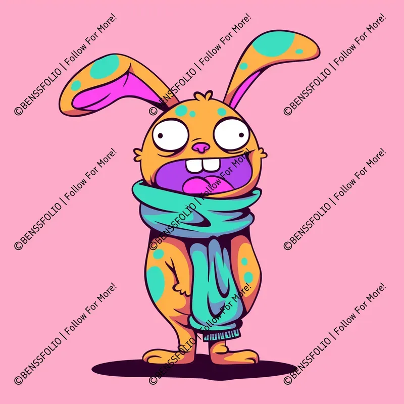 Funky Cartoon Animal Illustrations