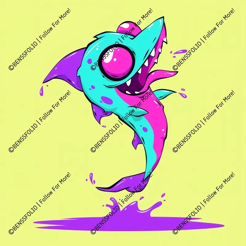 Funky Cartoon Animal Illustrations