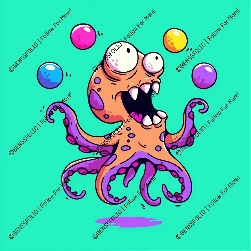 Funky Cartoon Animal Illustrations
