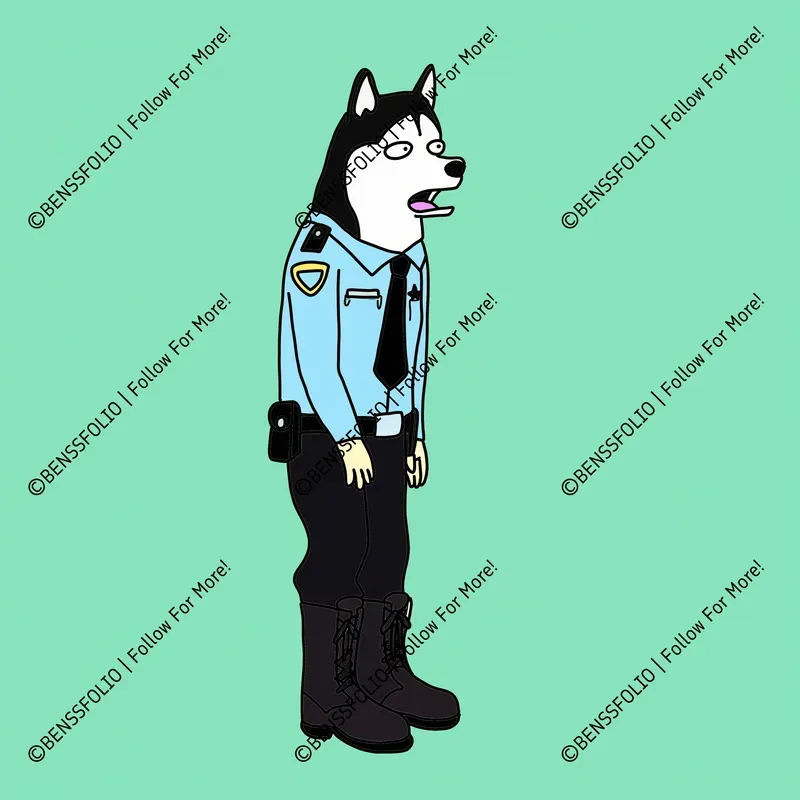 Quirky Animal Characters Illustrations