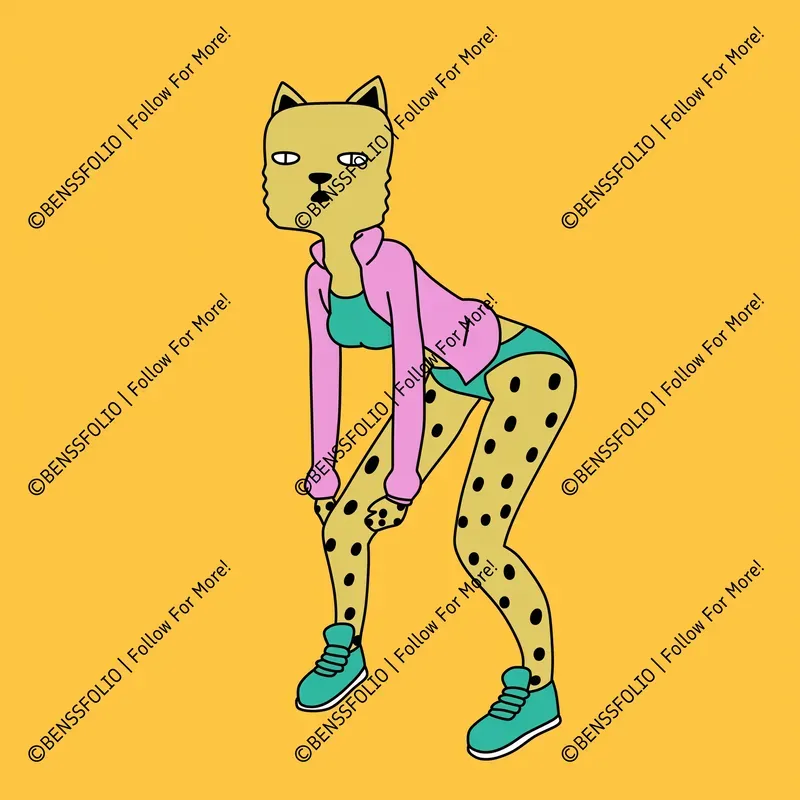 Quirky Animal Characters Illustrations
