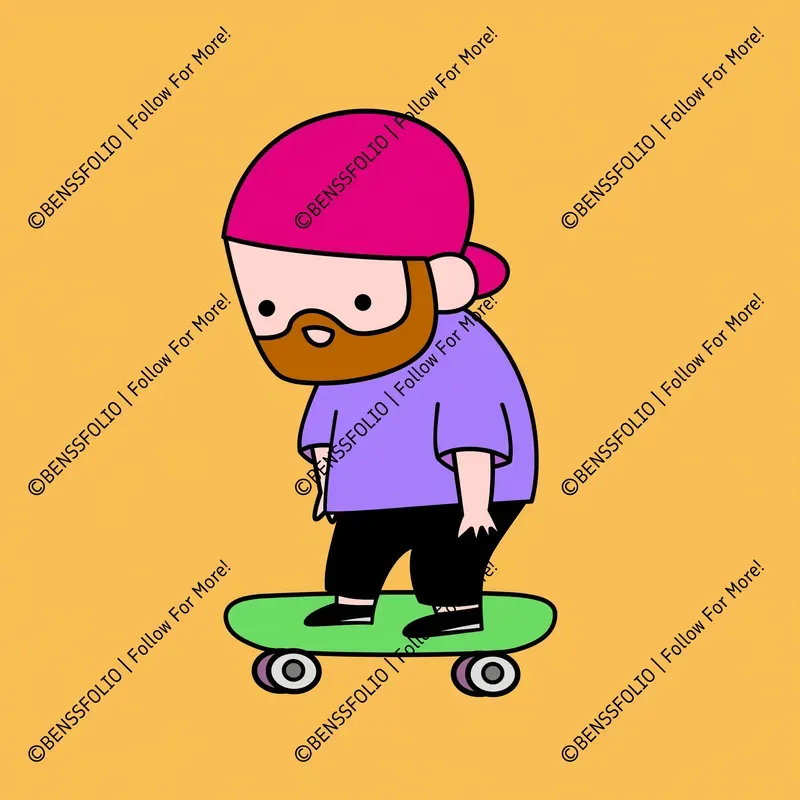 Vibrant Cartoon Characters Illustrations