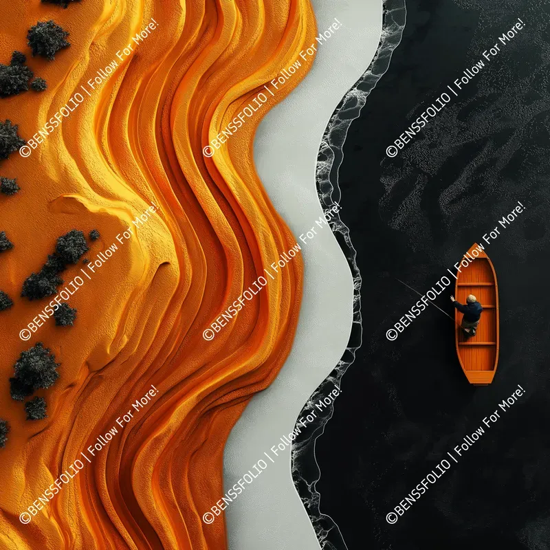 Surreal Vibrant Tones Landscapes