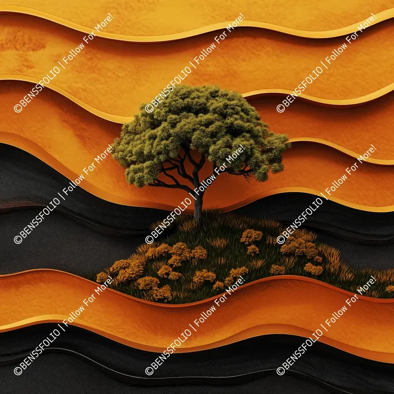 Surreal Vibrant Tones Landscapes