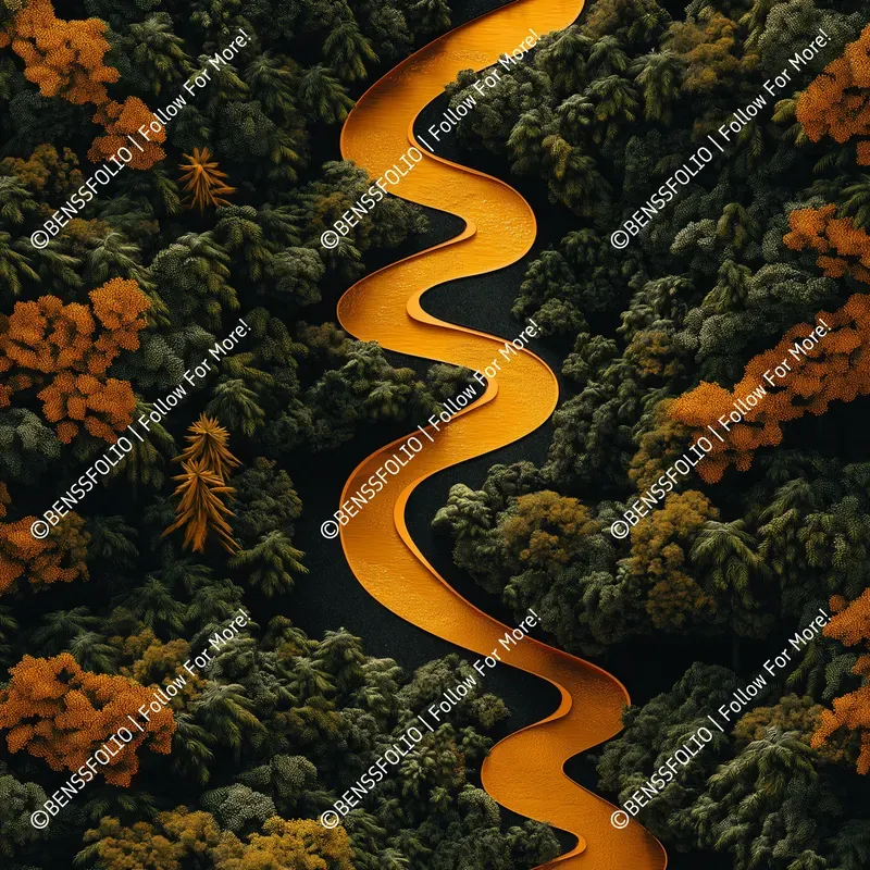 Surreal Vibrant Tones Landscapes