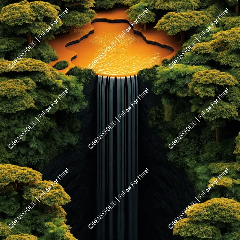 Surreal Vibrant Tones Landscapes