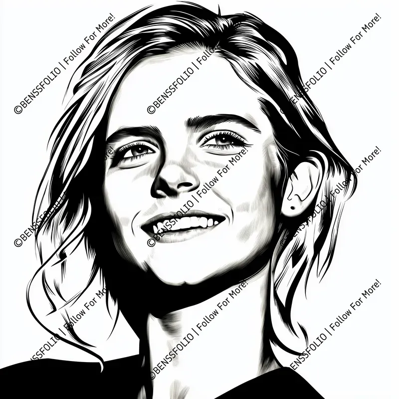 Black White Celebrity Portraits