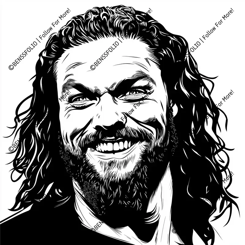 Black White Celebrity Portraits