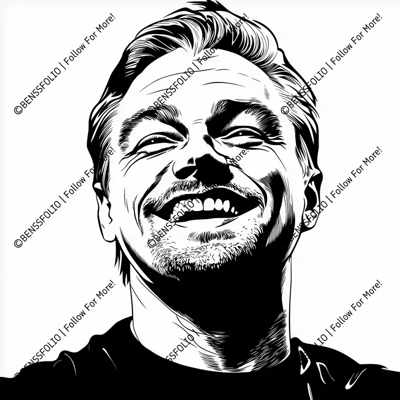 Black White Celebrity Portraits