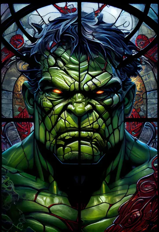 Stained Glass Windows - Comic Edition