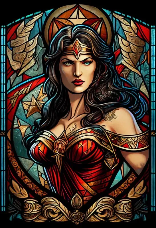 Stained Glass Windows - Comic Edition
