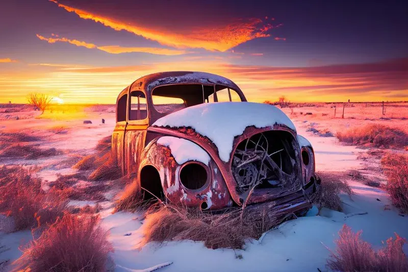 High Dynamic Range Old Cars