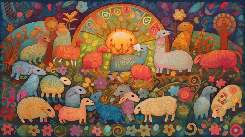 Vibrant Festive Easter Holiday Scenes
