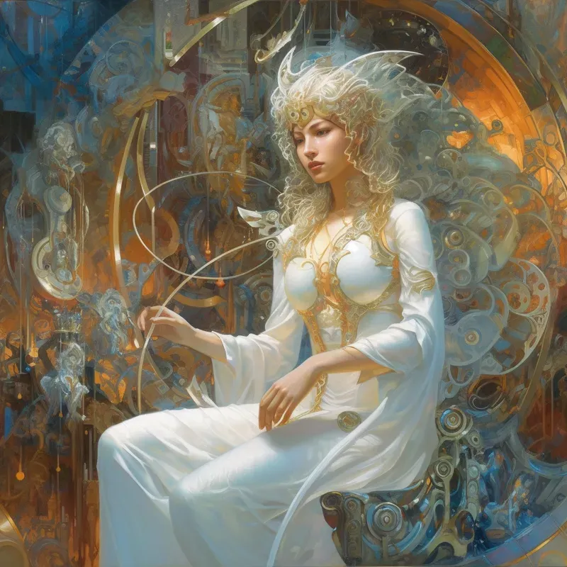 Heavenly Beings And Illustrations