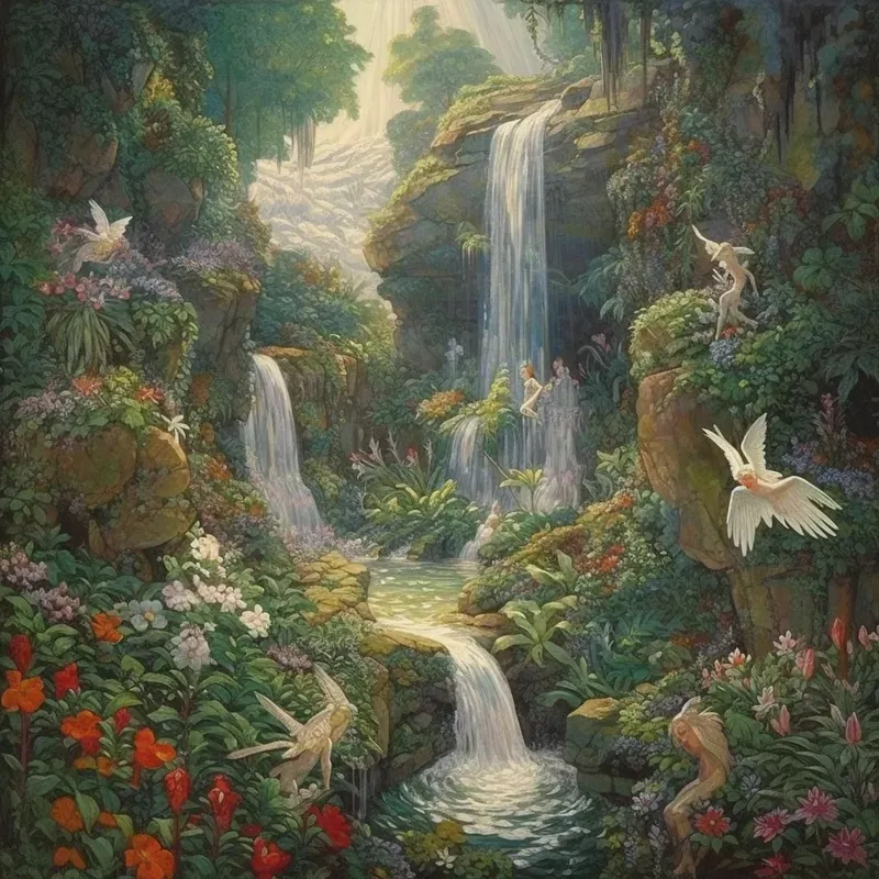 Heavenly Beings And Illustrations