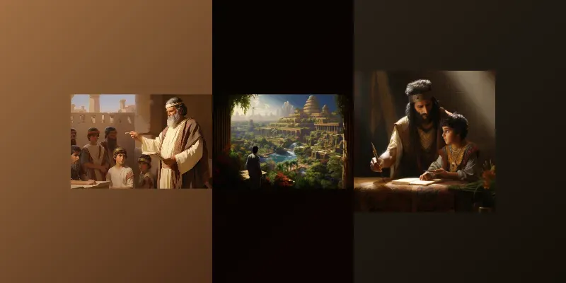 Daily Activities In Ancient Babylon generated by undefined