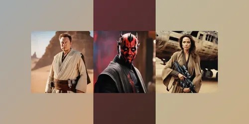 Be Star Wars Characters In Photos generated by stable-diffusion
