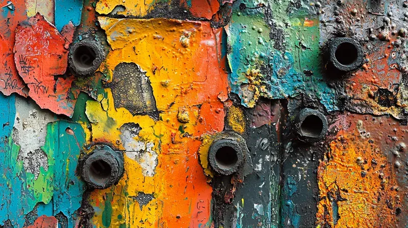 Macro Shots Of Urban Decays