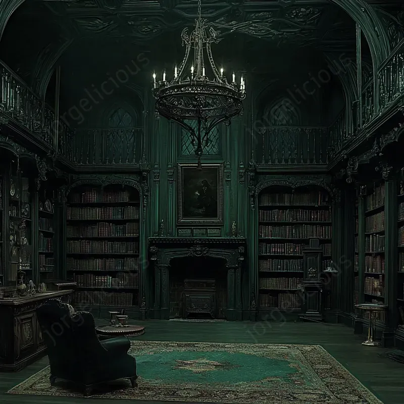 Gothic Interiors By Tim Burton