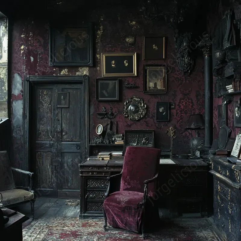 Gothic Interiors By Tim Burton