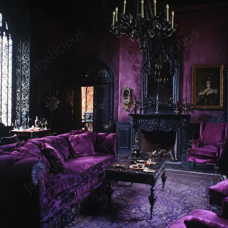 Gothic Interiors By Tim Burton