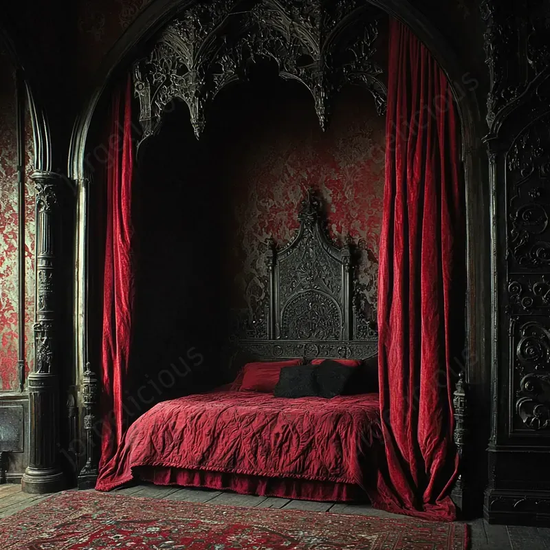 Gothic Interiors By Tim Burton