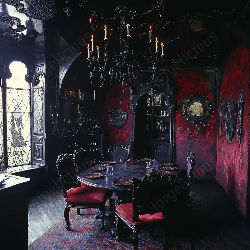Gothic Interiors By Tim Burton