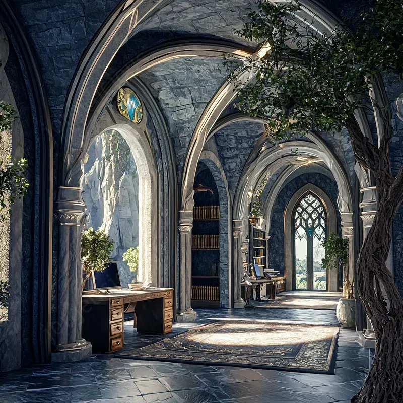 Elven Room Designs By Tolkien