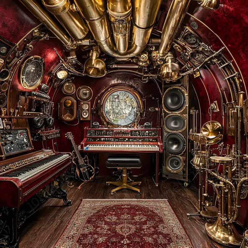 Steampunk Room Designs By Hg Wells