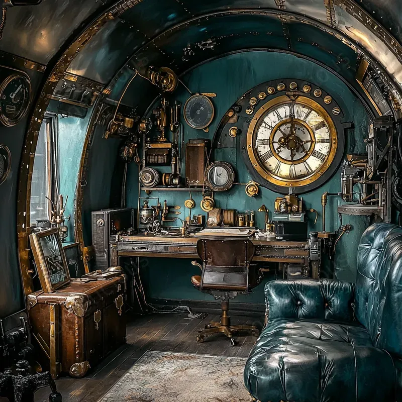 Steampunk Room Designs By Hg Wells
