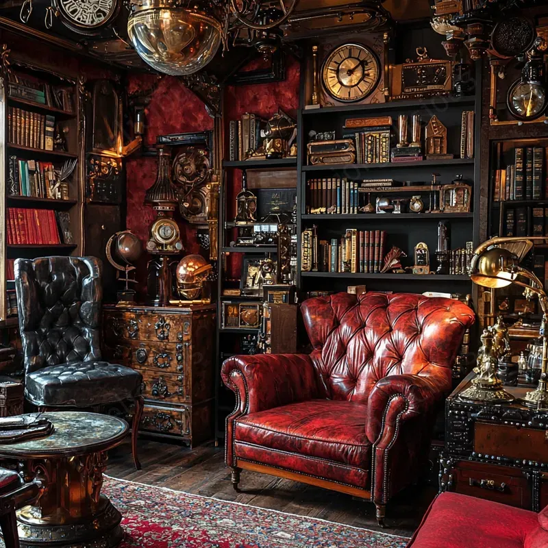 Steampunk Room Designs By Hg Wells