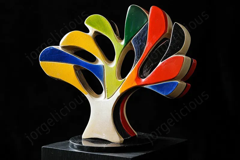 Picasso And Mondrian Fusion Sculptures