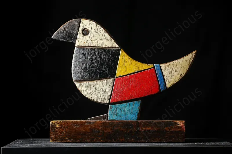 Picasso And Mondrian Fusion Sculptures