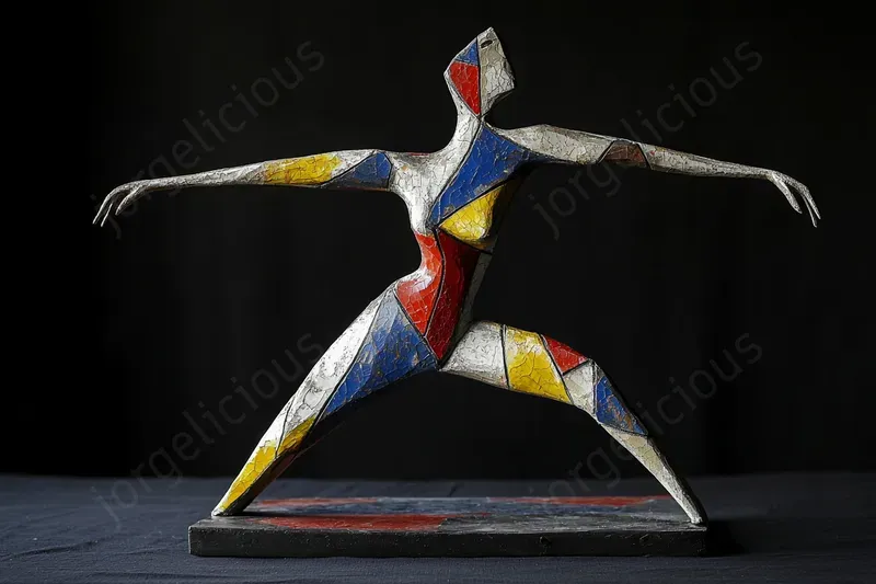 Picasso And Mondrian Fusion Sculptures