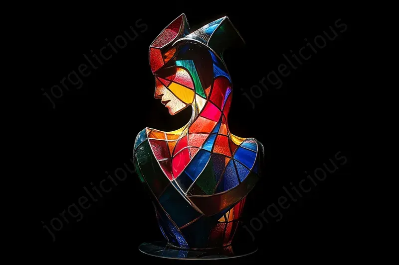 Picasso And Mondrian Fusion Sculptures