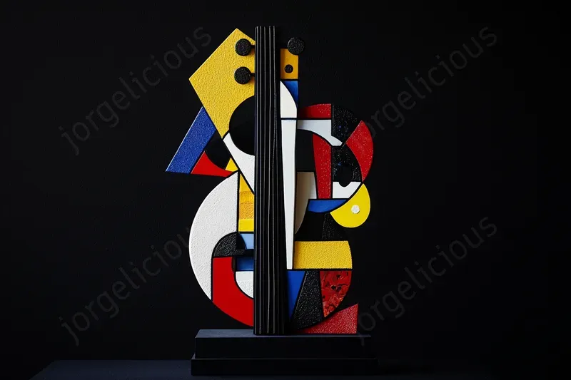 Picasso And Mondrian Fusion Sculptures