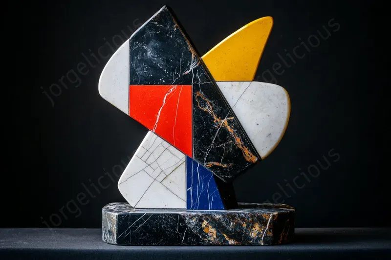 Picasso And Mondrian Fusion Sculptures