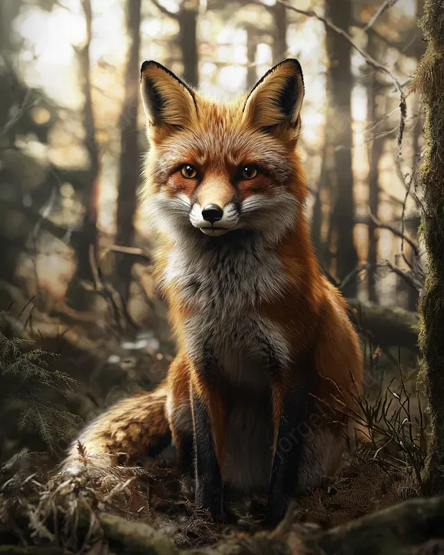 Rembrandt Style Animal Shots