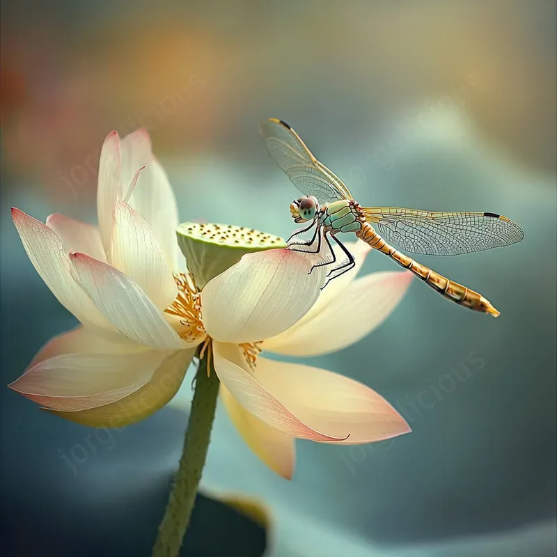 Exotic Insects On Blooms