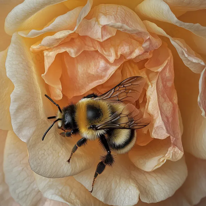 Exotic Insects On Blooms