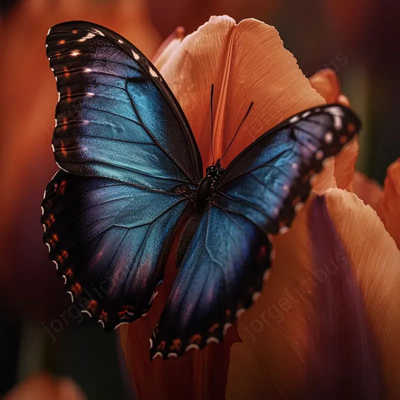 Exotic Insects On Blooms