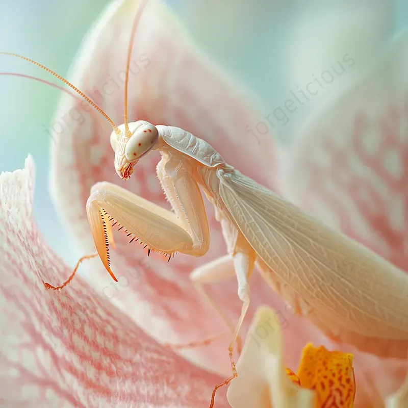Exotic Insects On Blooms