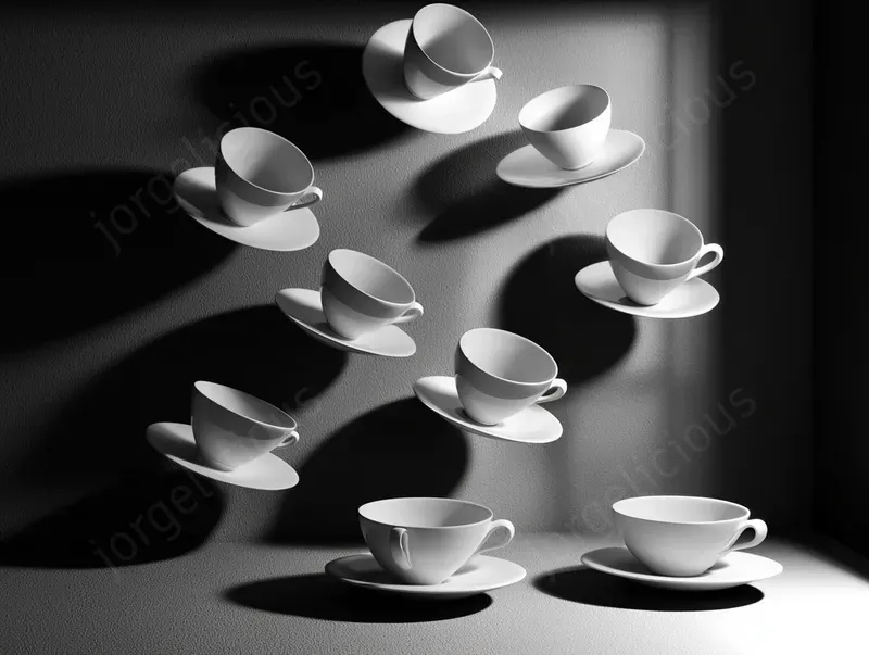 Escher-inspired Surreal Still Lifes