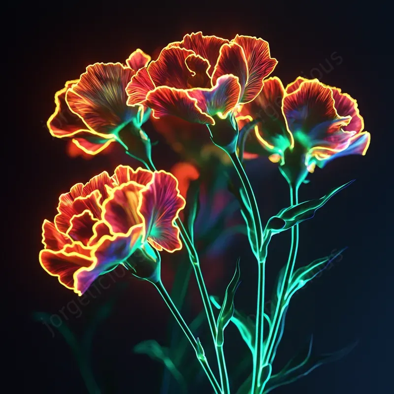 Floral Neon Radiances