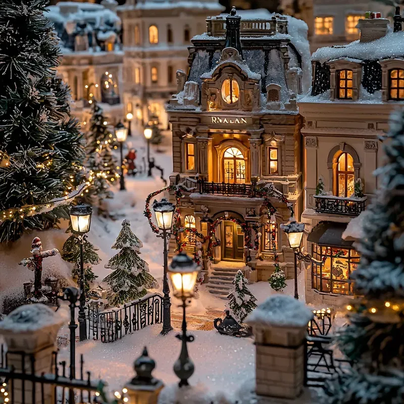 Christmas Landmarks In Miniature