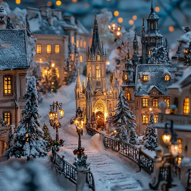 Christmas Landmarks In Miniature