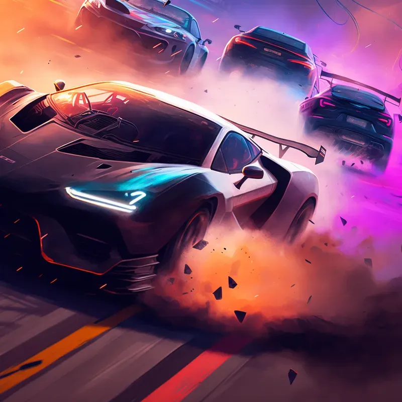 Racing Vehicles Game Art