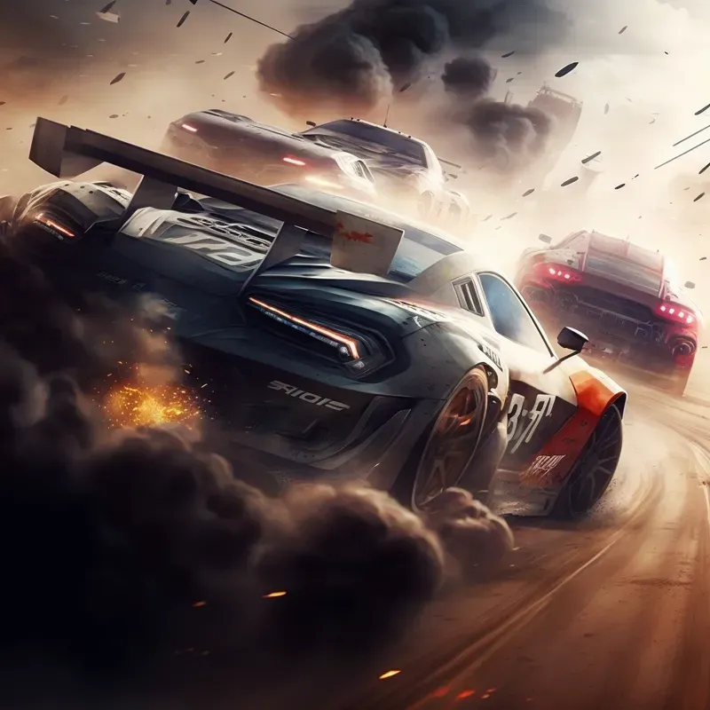 Racing Vehicles Game Art